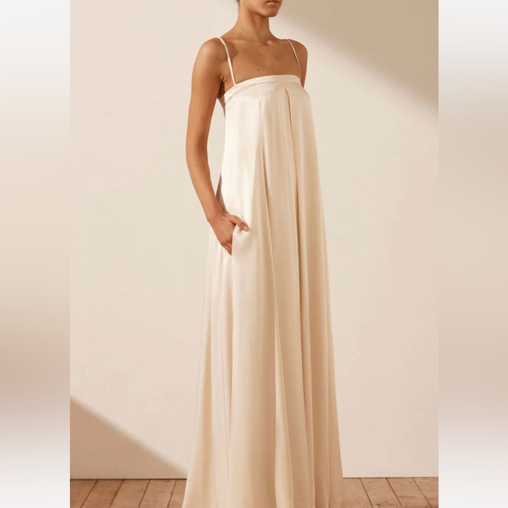 NWT Shona Joy La Lune Column Maxi Dress